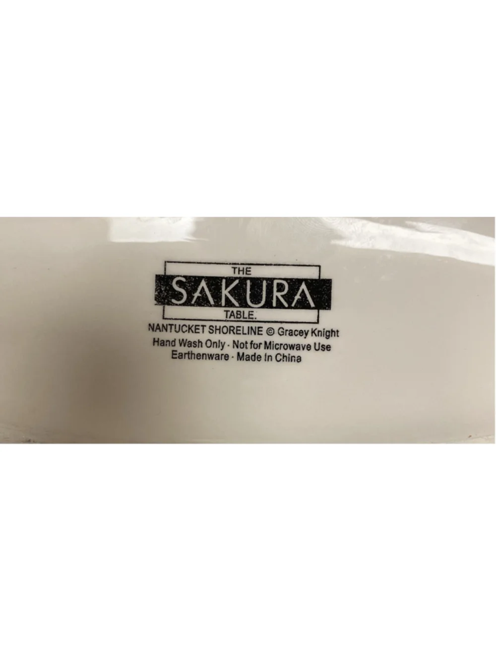 Oval Vegetable Bowl Nantucket Shoreline Sakura 13